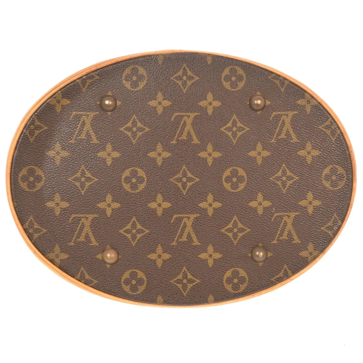 Louis Vuitton Bucket Monogram Canvas, Brown, Canvas, Tote Bag