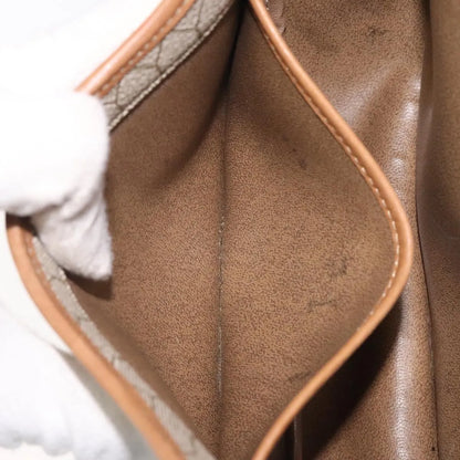 Christian Dior Vintage Honeycomb Canvas, Beige, Canvas, Shoulder Bag