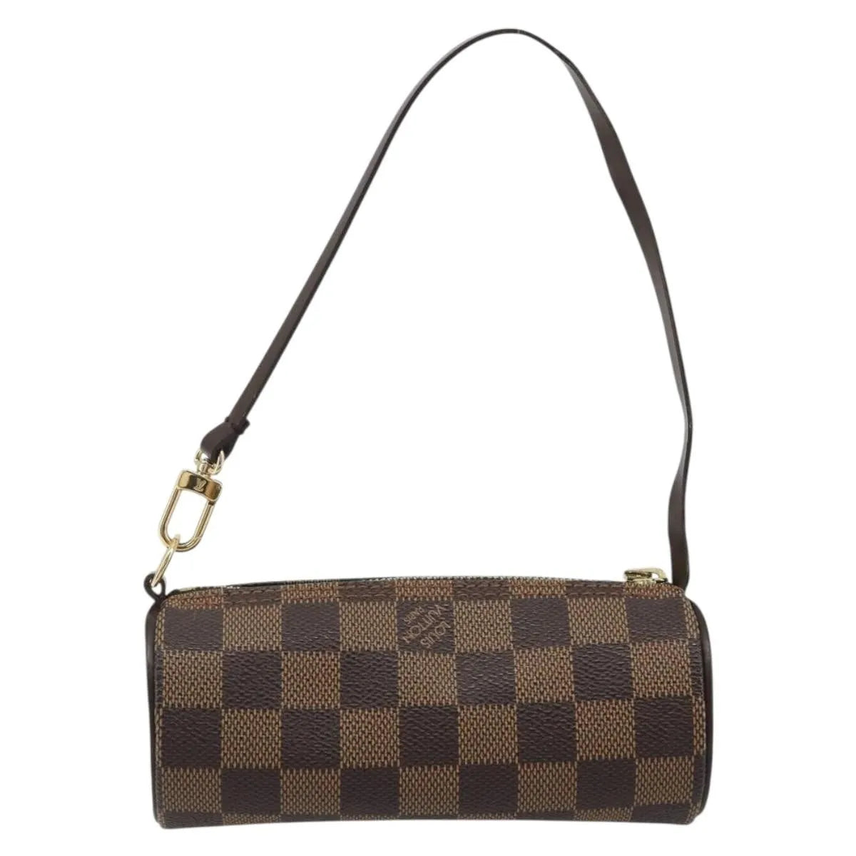 Louis Vuitton Papillon Pochette Damier, Brown, Canvas, Clutch