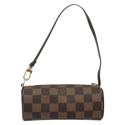 Louis Vuitton Papillon Pochette Damier, Brown, Canvas, Clutch