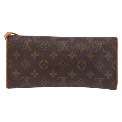 Louis Vuitton Twin Monogram Canvas, Brown, Canvas, Clutch