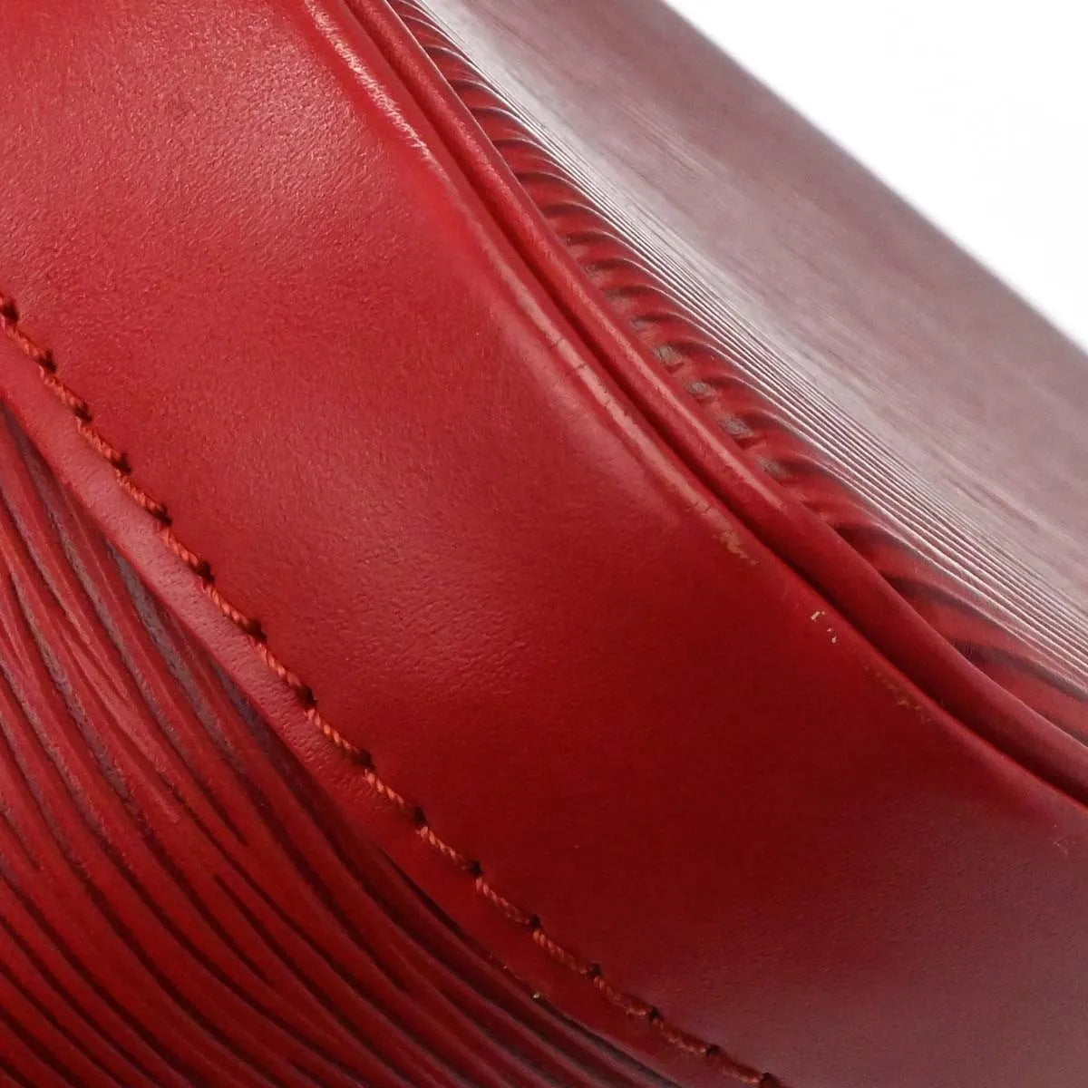 Louis Vuitton Alma Epi, Red, Leather, Handbag