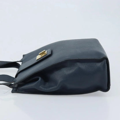 Celine Vintage Leather, Navy, Leather, Shoulder Bag
