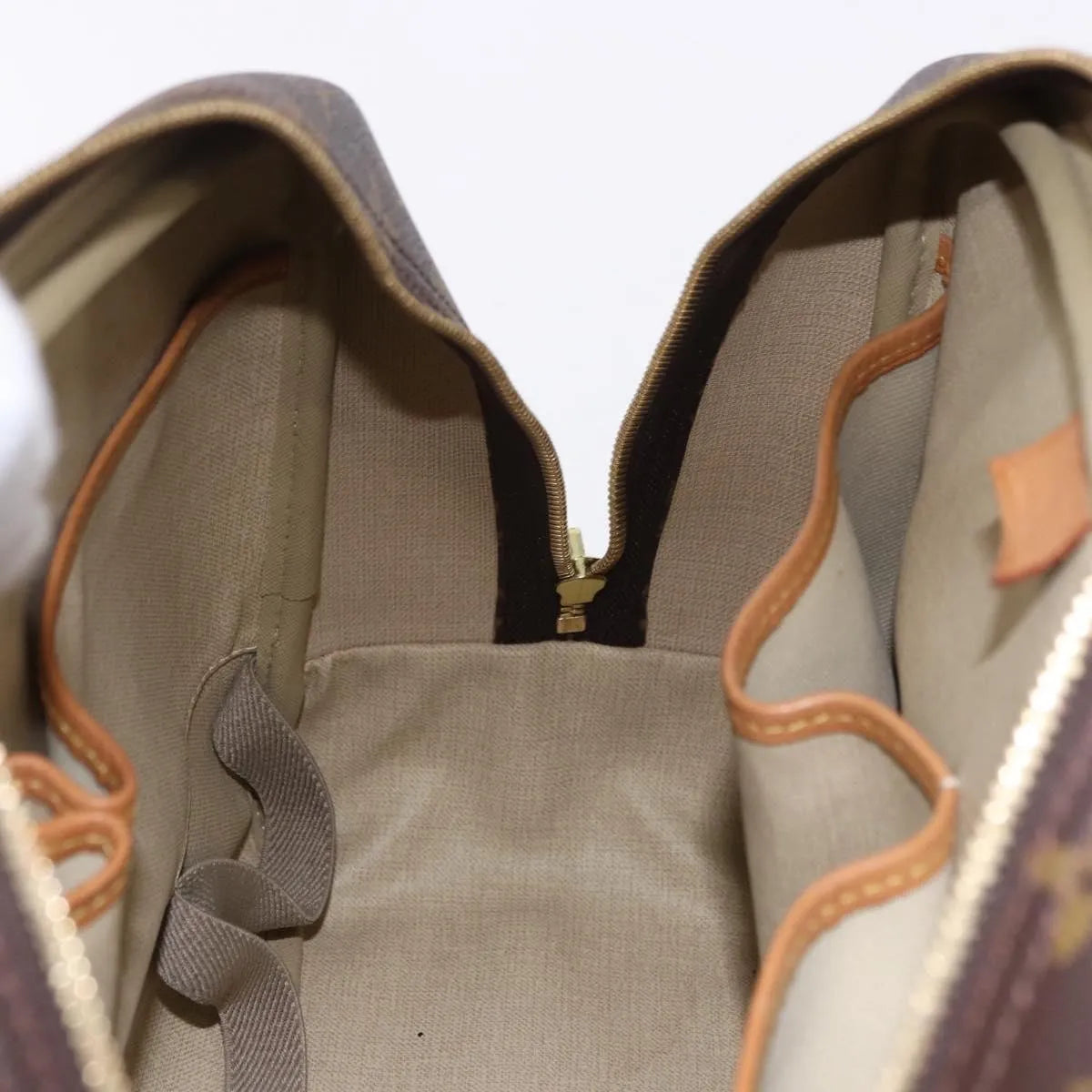 Louis Vuitton Deauville Monogram, Brown, Canvas, Handbag