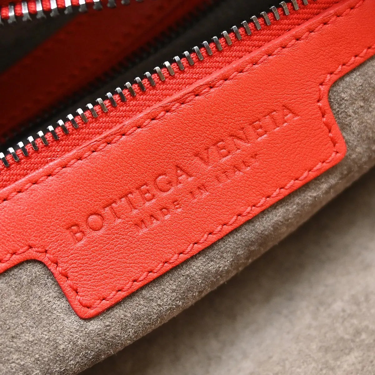 Bottega Veneta Veneta Hobo Miniode Intrecciato Nappa, Red, Leather, Handbag