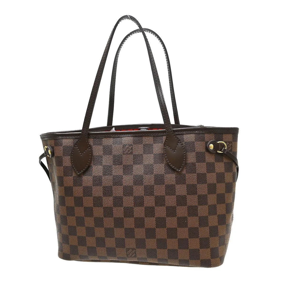 Louis Vuitton Neverfull Tote Damier, Brown, Canvas, Handbag