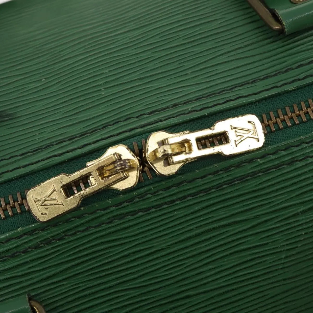 Louis Vuitton Keepall Epi Leather, Green, Leather, Travel Bag
