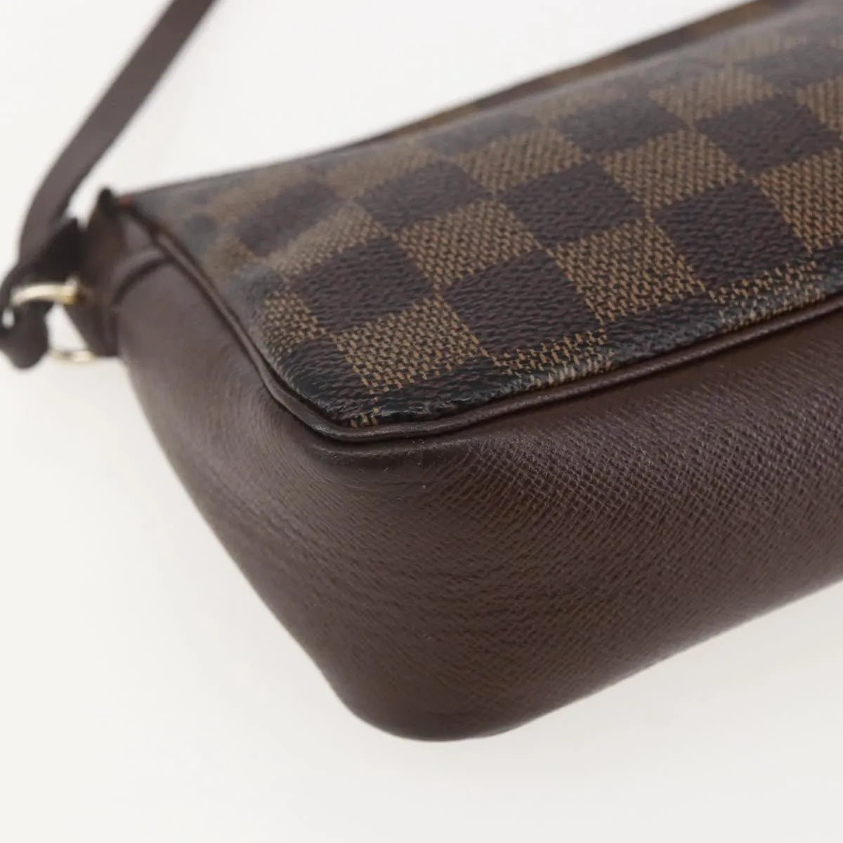 Louis Vuitton Trousse Make Up Damier Canvas, Brown, Canvas, Clutch
