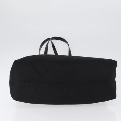 Celine Circle logo Nylon, Black, Nylon, Tote Bag