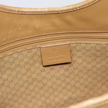 Gucci Piston Jackie O Hobo Leather, Beige, Leather, Handbag