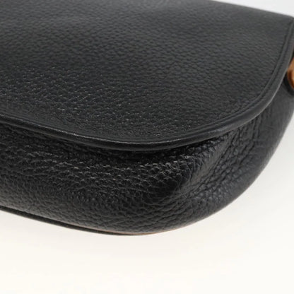 Christian Dior CD Shoulder bag Leather, Black, Leather, Shoulder Bag