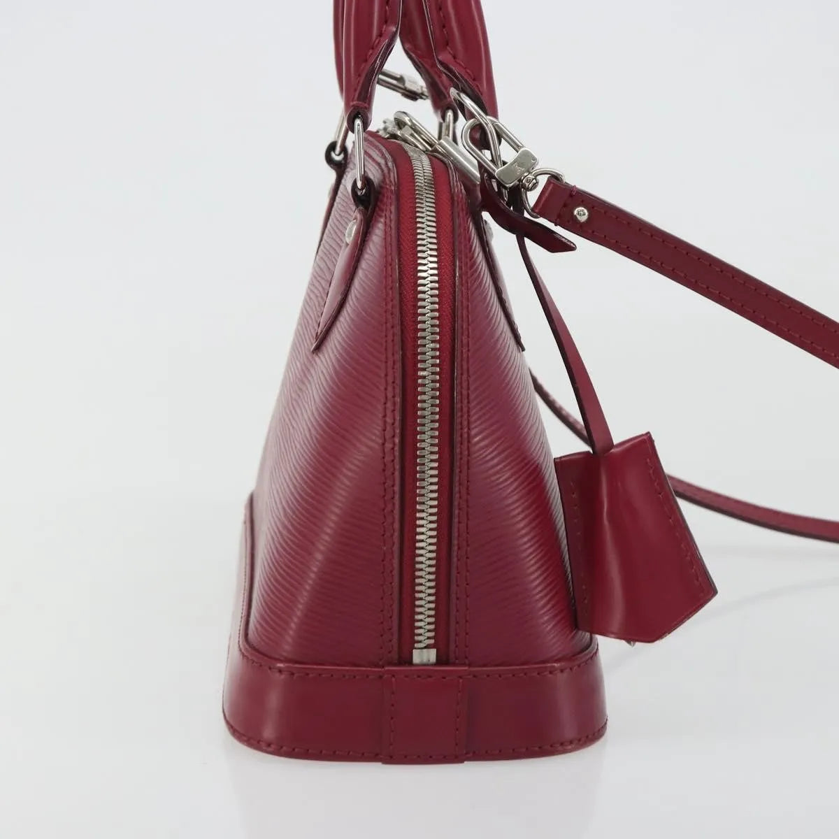 Louis Vuitton Alma Epi, Pink, Leather, Handbag