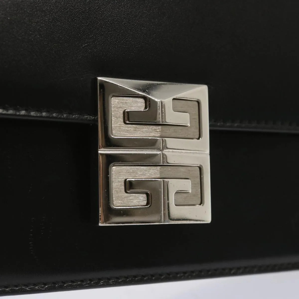 Givenchy 4G Shoulder Bag Leather, Black, Leather, Shoulder Bag