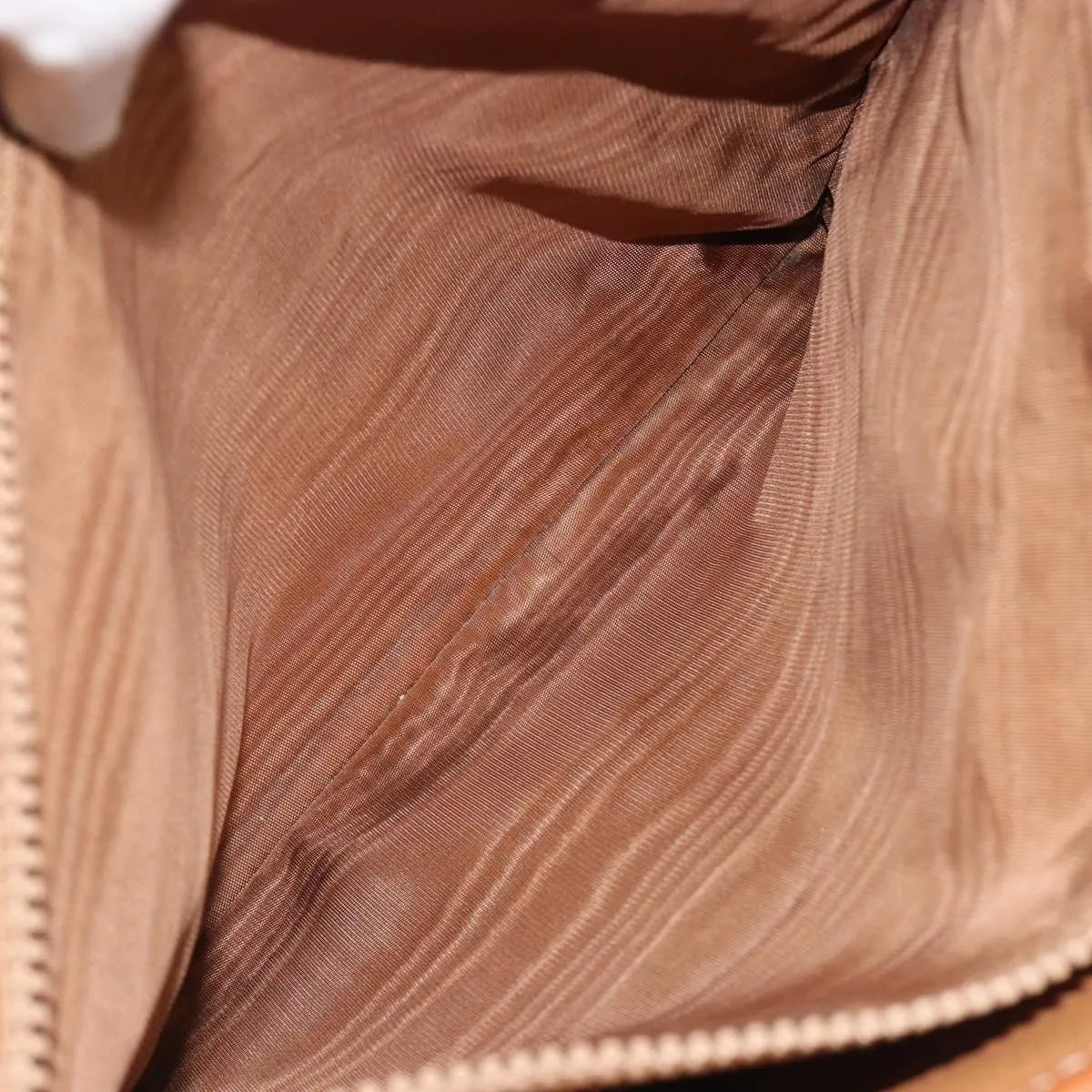 Celine Vintage Macadam Canvas and Leather, Brown, PVC, Handbag