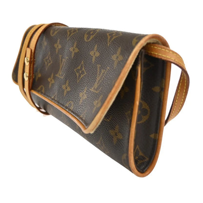 Louis Vuitton Twin Monogram Canvas, Brown, Canvas, Clutch