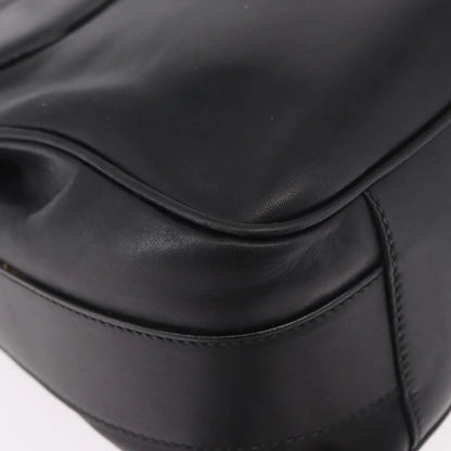 Gucci Vintage Leather, Black, Leather, Shoulder Bag
