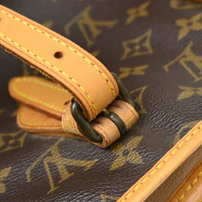 Louis Vuitton Petit Bucket Monogram Canvas, Brown, Canvas, Tote Bag