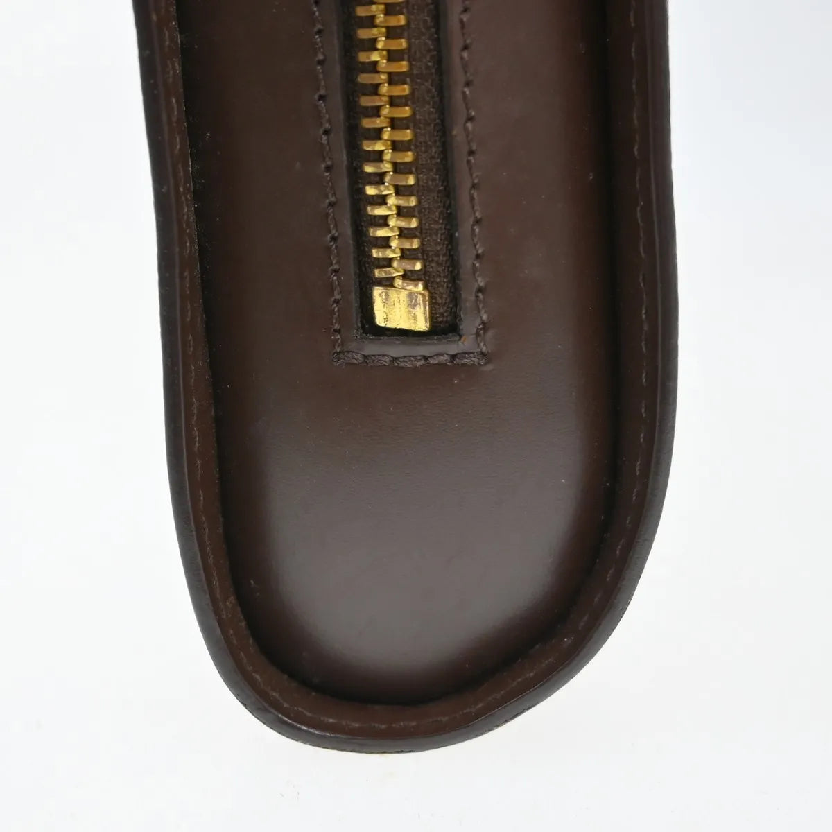 Louis Vuitton Pochette Saint Louis Damier, Brown, Canvas, Clutch