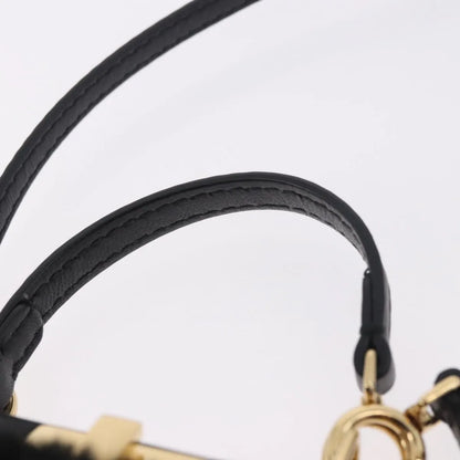 Fendi Peekaboo Fur, Black, Fur, Handbag