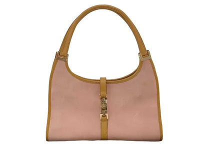 Gucci Jackie Suede, Pink, Suede, Handbag