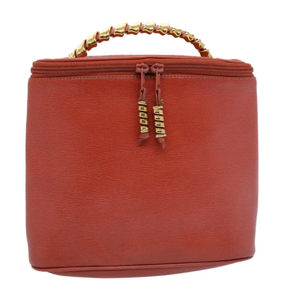 Loewe Vintage Velazquez Top Handle Leather, Orange, Leather, Handbag