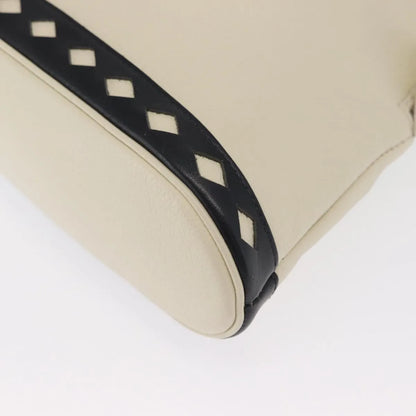 Saint Laurent Vintage handbag Leather, White, Leather, Handbag