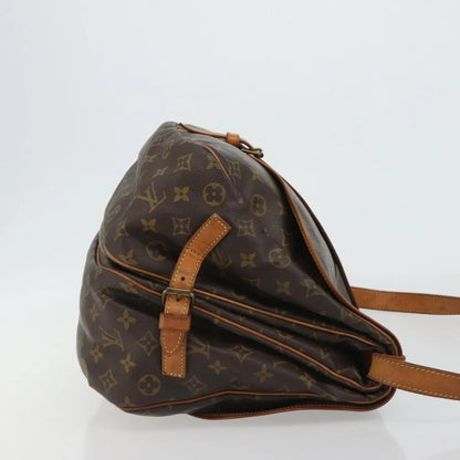 Louis Vuitton Saumur Monogram Canvas, Brown, Canvas, Shoulder Bag