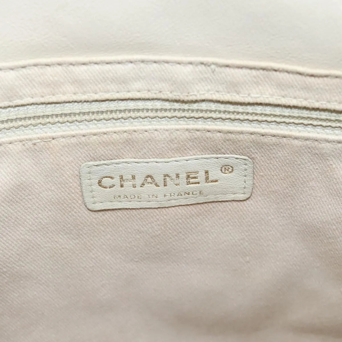 Chanel Camellia Tote Leather, Beige, Leather, Tote Bag