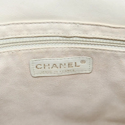 Chanel Camellia Tote Leather, Beige, Leather, Tote Bag