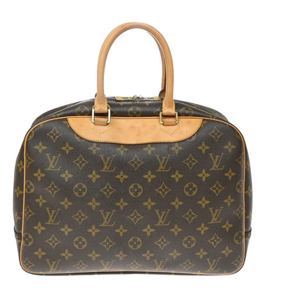 Louis Vuitton Deauville Monogram, Brown, Canvas, Handbag