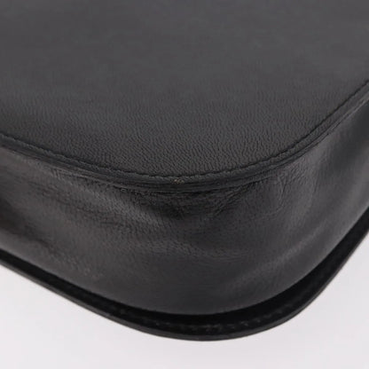 Saint Laurent Vintage Leather, Black, Leather, Handbag