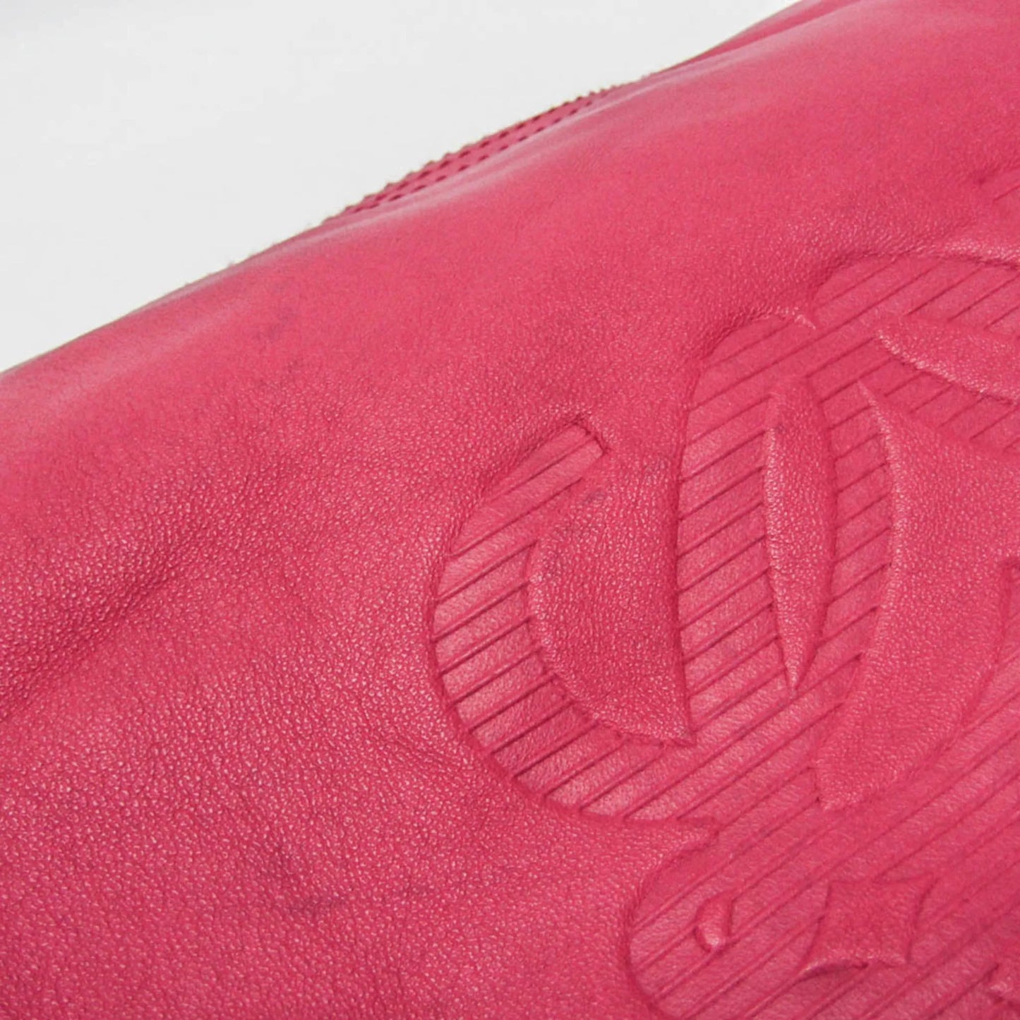 Loewe Anagram Logo Nappa Aire Hand Leather, Pink, Leather, Handbag