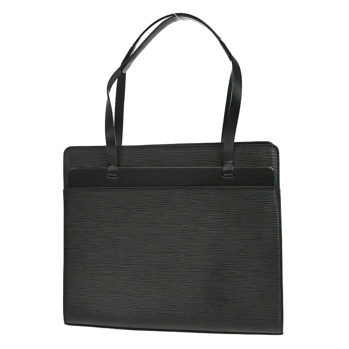 Louis Vuitton Croisette Epi, Black, Leather, Handbag