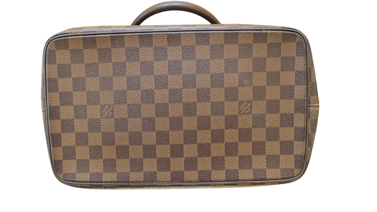 Louis Vuitton Saleya Damier, Brown, Leather, Tote Bag
