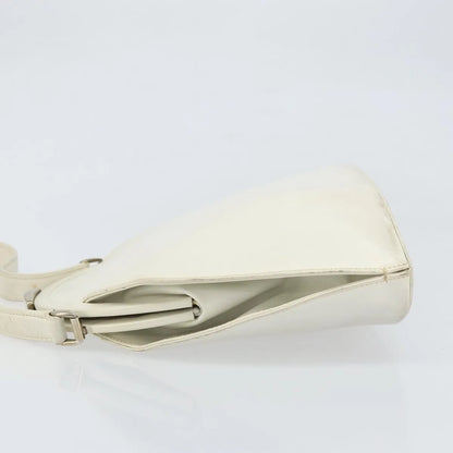 Gucci Vintage Leather, White, Leather, Handbag