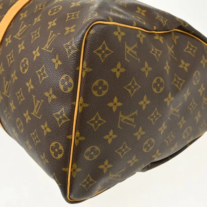 Louis Vuitton Keepall Monogram Canvas, Brown, Canvas, Travel Bag