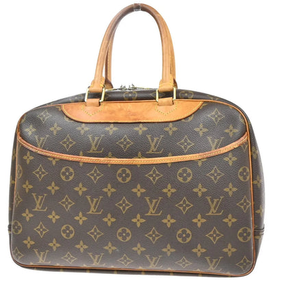 Louis Vuitton Deauville Monogram Canvas, Brown, Canvas, Handbag