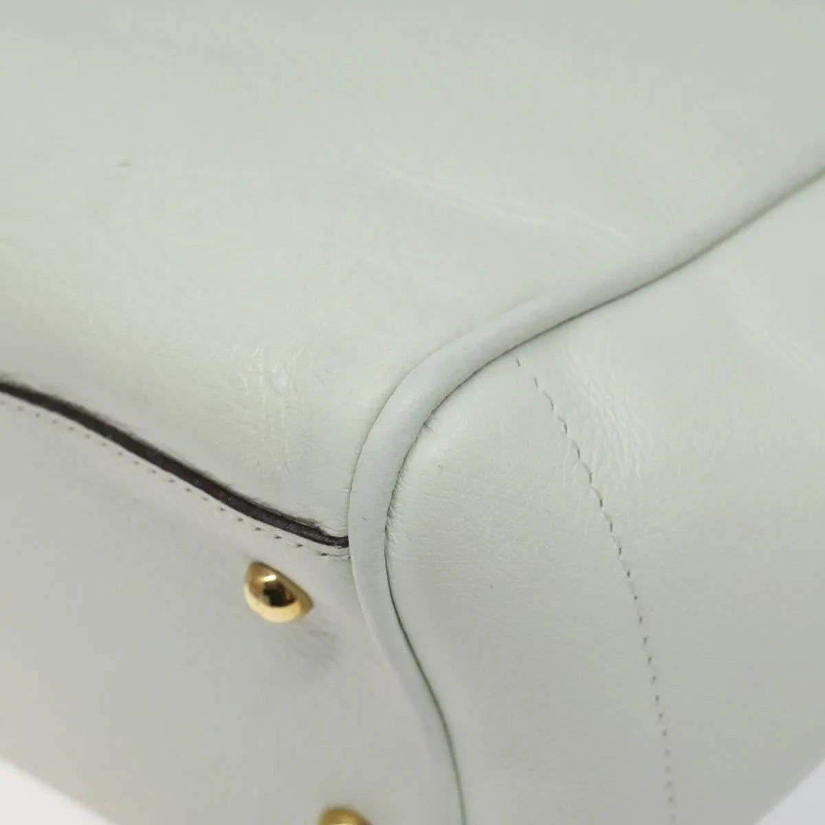 Loewe Heritage Tote Leather, White, Leather, Tote Bag