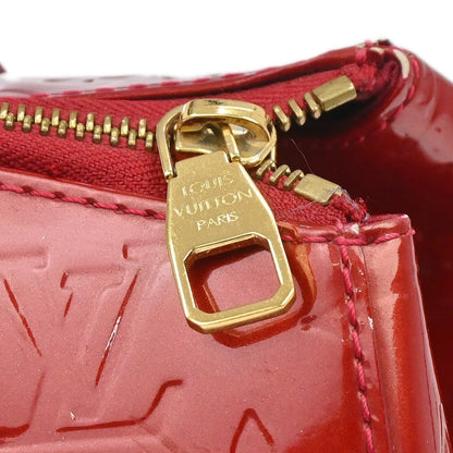 Louis Vuitton Sherwood Monogram, Red, Patent Leather, Handbag