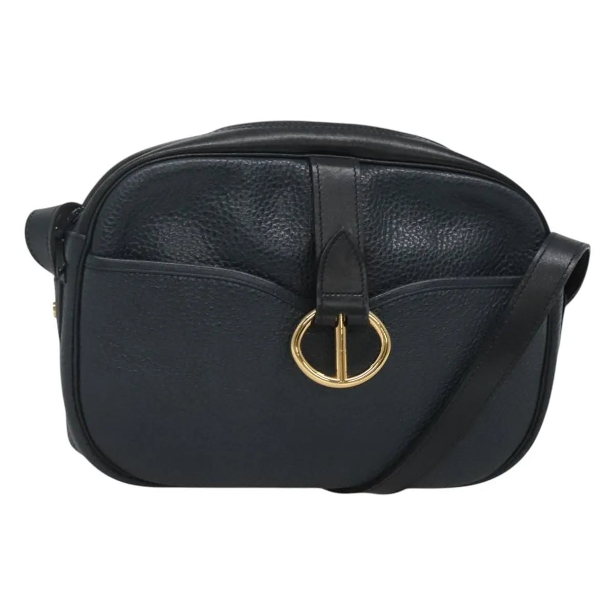 Christian Dior Vintage Leather, Navy, Leather, Shoulder Bag