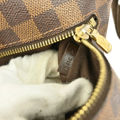 Louis Vuitton Brooklyn Damier, Brown, Canvas, Crossbody Bag