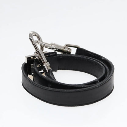 Fendi Vintage Leather, Black, Leather, Handbag