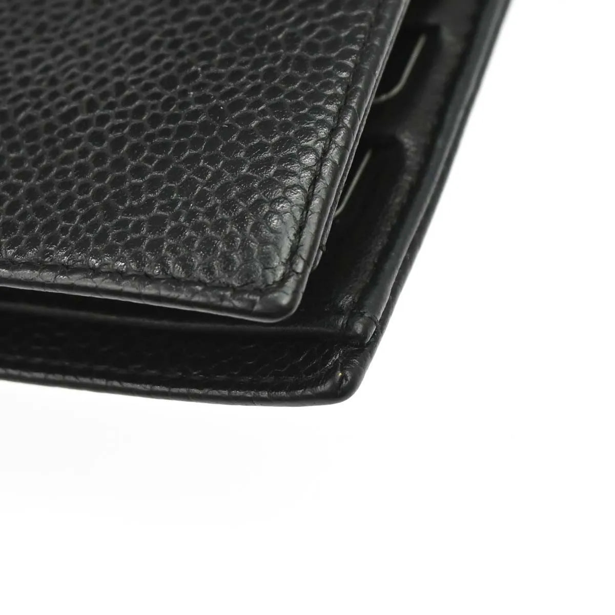 Chanel Timeless CC French Caviar, Black, Leather, Wallet