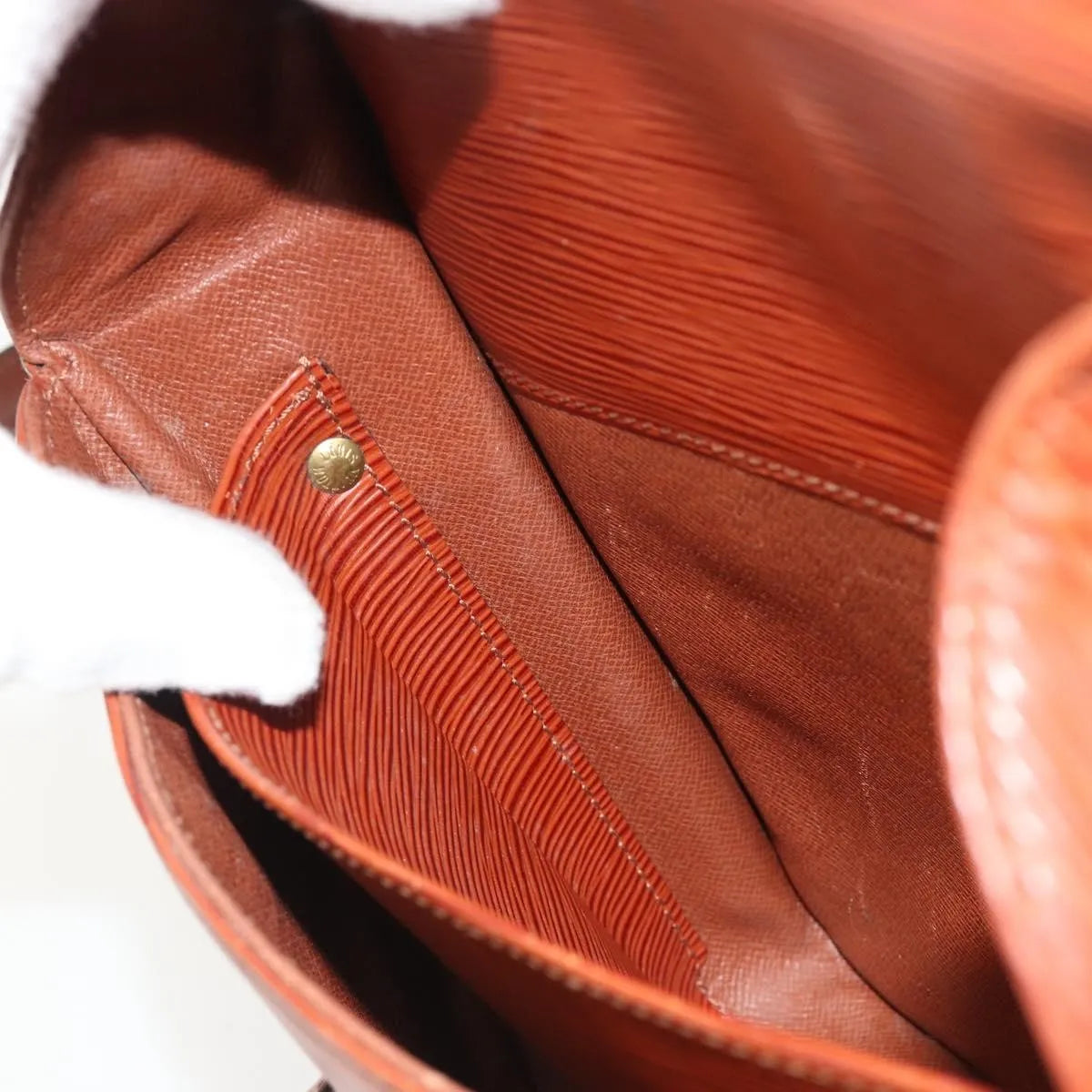 Louis Vuitton Cartouchiere Epi Leather, Brown, Leather, Shoulder Bag