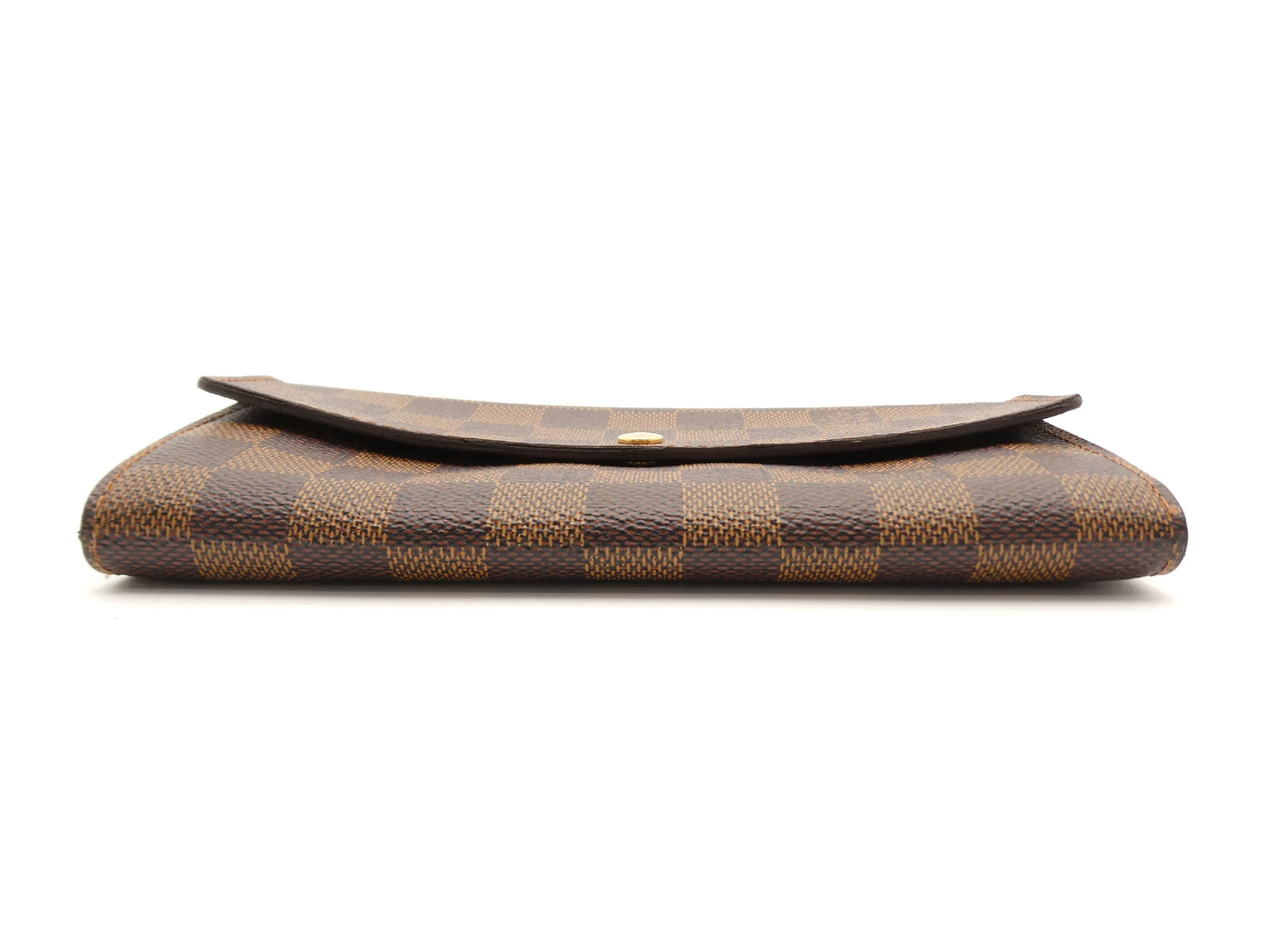 Louis Vuitton Portefeuille Sarah Damier, Brown, Canvas, Wallet