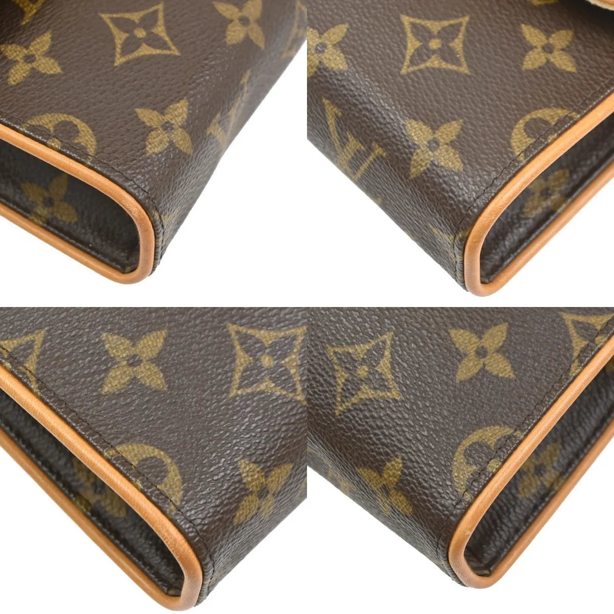 Louis Vuitton Florentine Waist Monogram Canvas, Brown, Canvas, Clutch