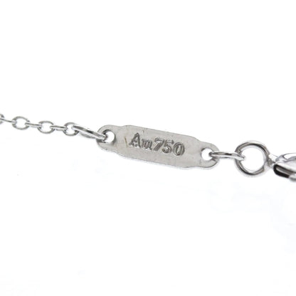 Tiffany & Co. T Smile Pendant 18K White Gold, Silver, White Gold, Necklace