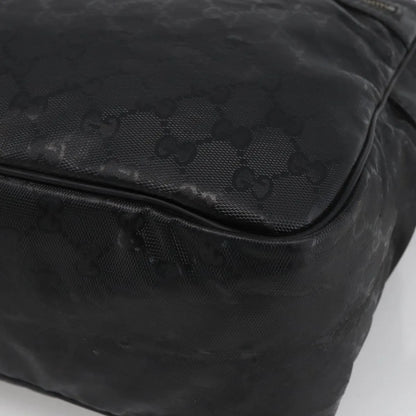 Gucci Zip Messenger GG Imprime, Black, Canvas, Shoulder Bag