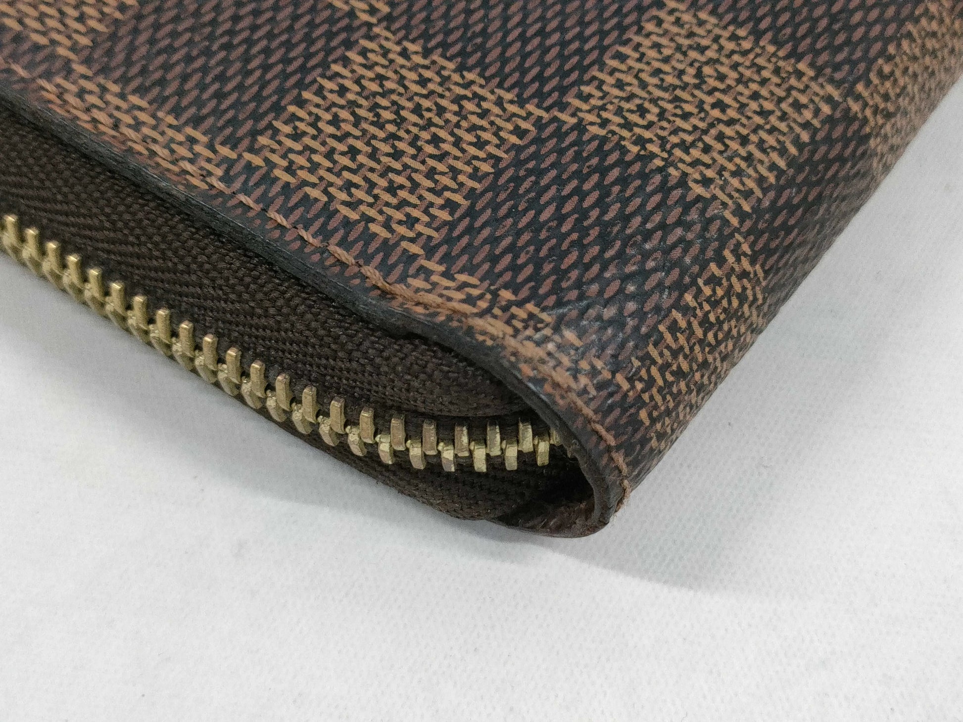 Louis Vuitton Zippy Organizer Damier Ebene, Brown, Canvas, Wallet
