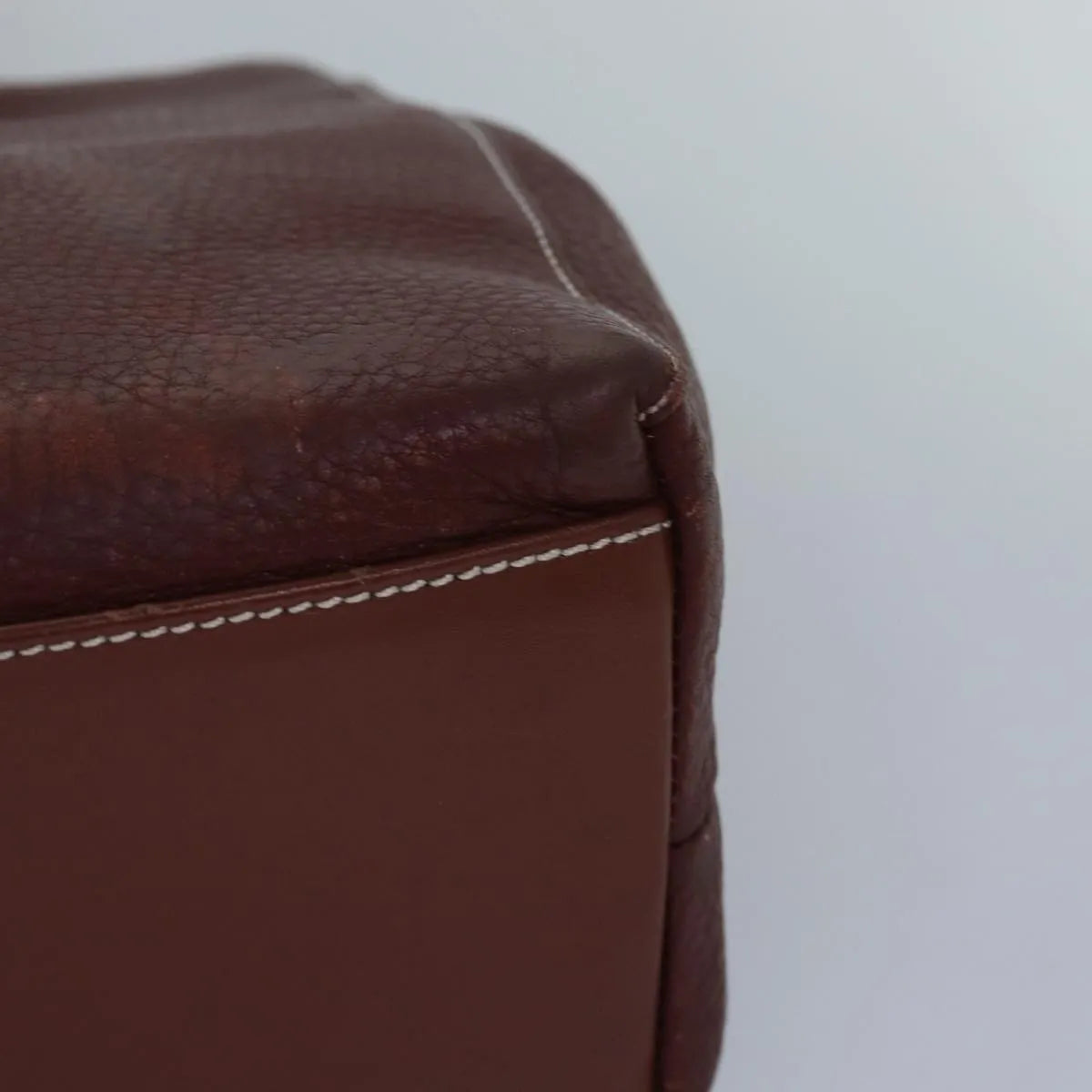 Burberry Vintage Leather, Brown, Leather, Tote Bag